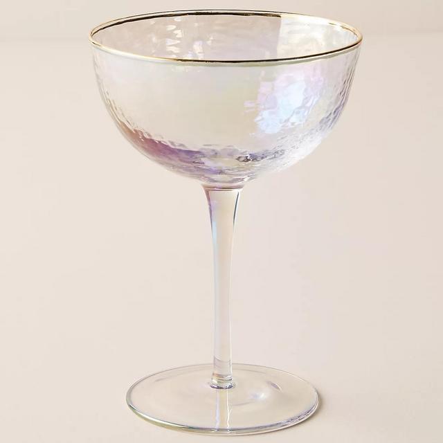 Zaza Lustered Coupe Glasses, Set of 4