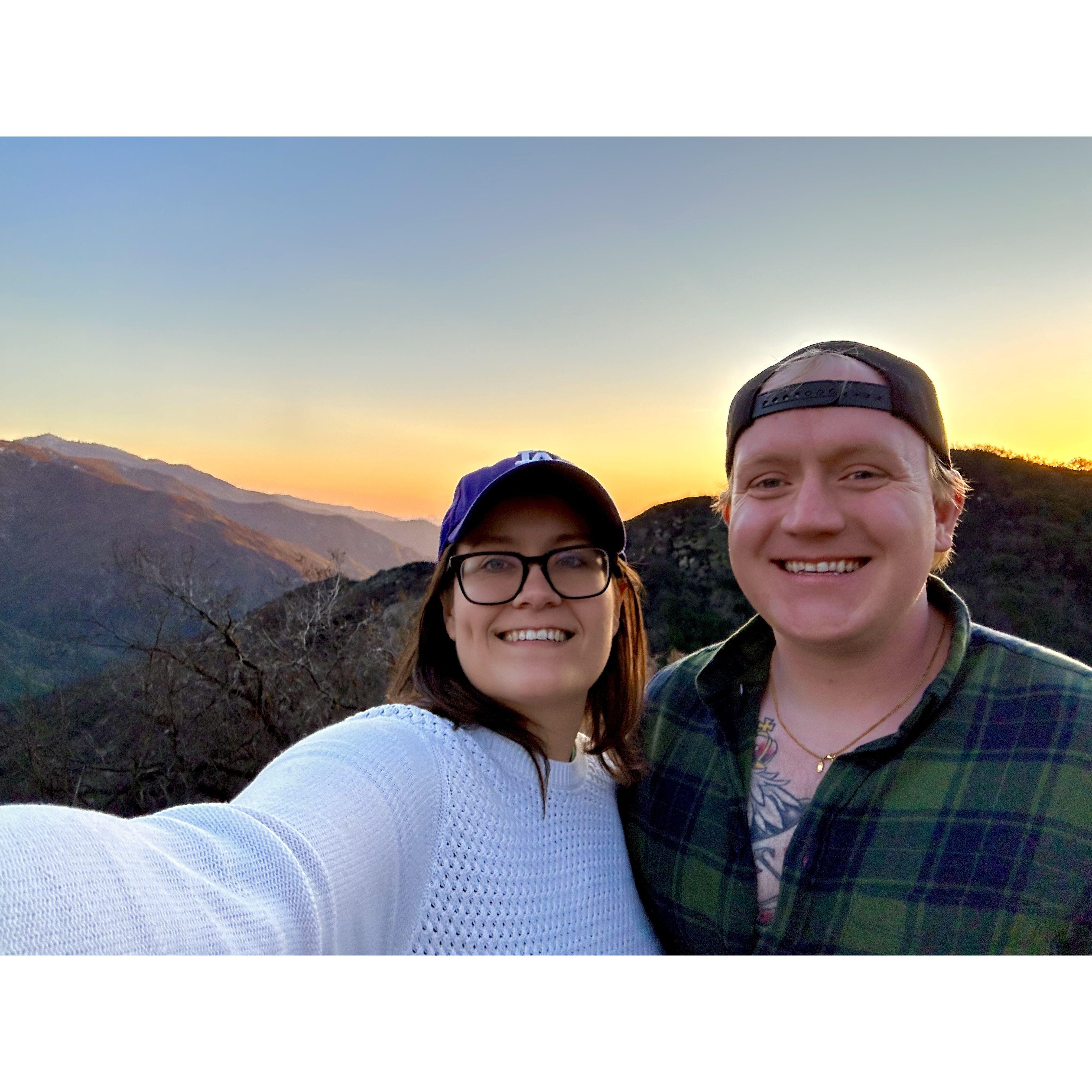 Atop Sequoia National Park!