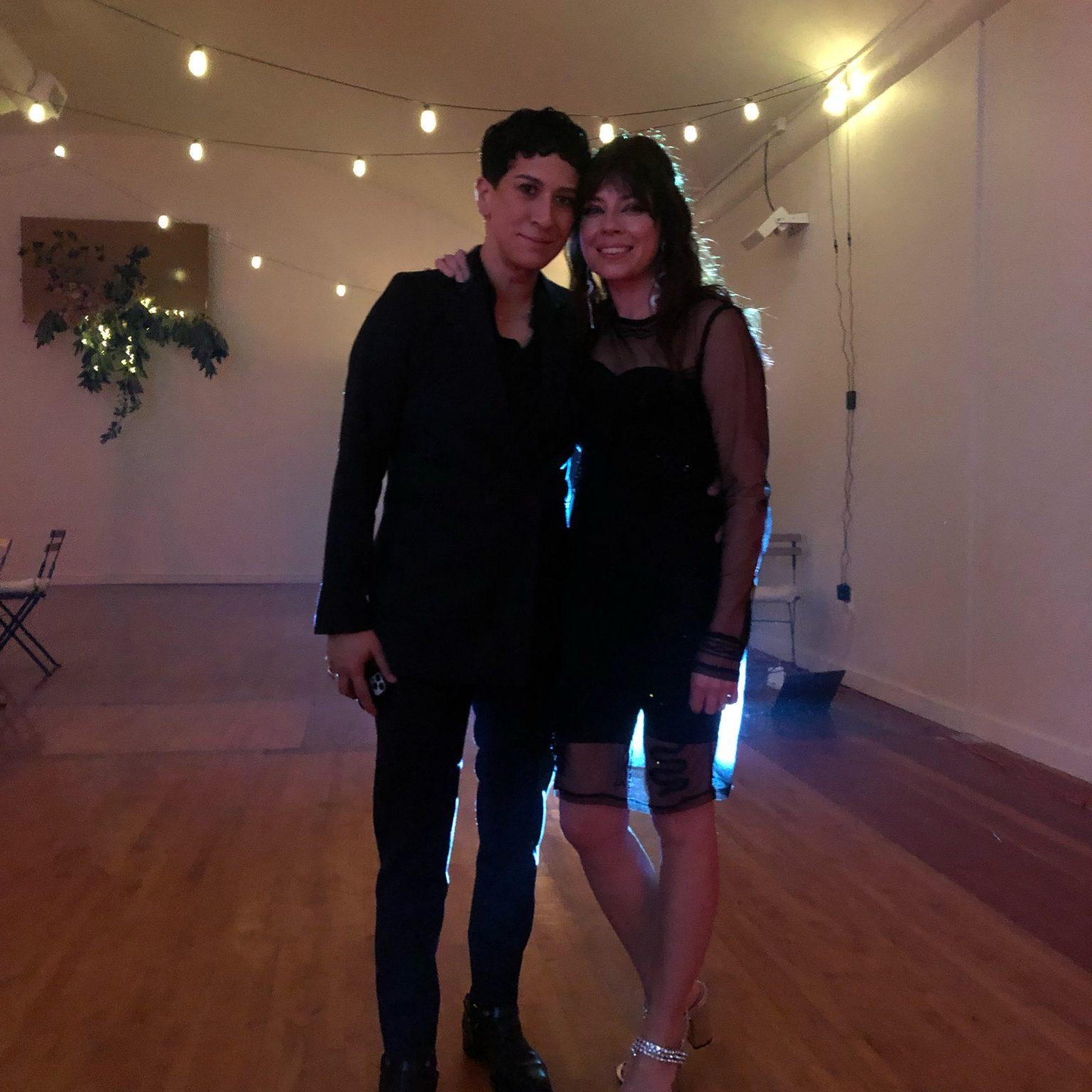 Another photo of Norel and Aubrey from the Social House, Inc 2021 holiday party. :)