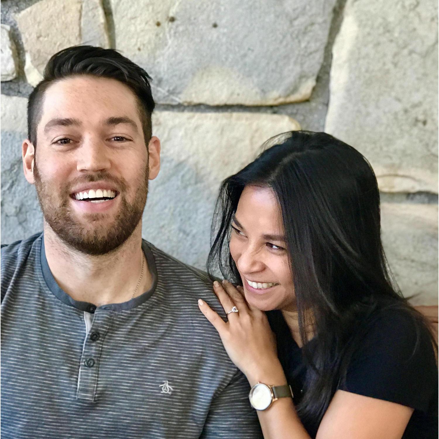 Brunch, day after the engagement. Palm Springs, 2017.