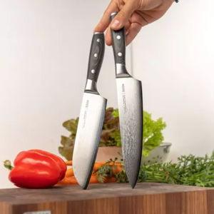 Chef knife and Santoku knife
