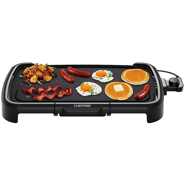 BLACK+DECKER GD2011B Family-Sized Electric Griddle with Drip Tray