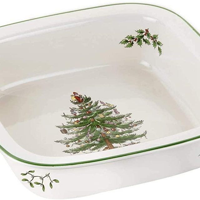 Spode Christmas Tree- 10" Square Baker Dish