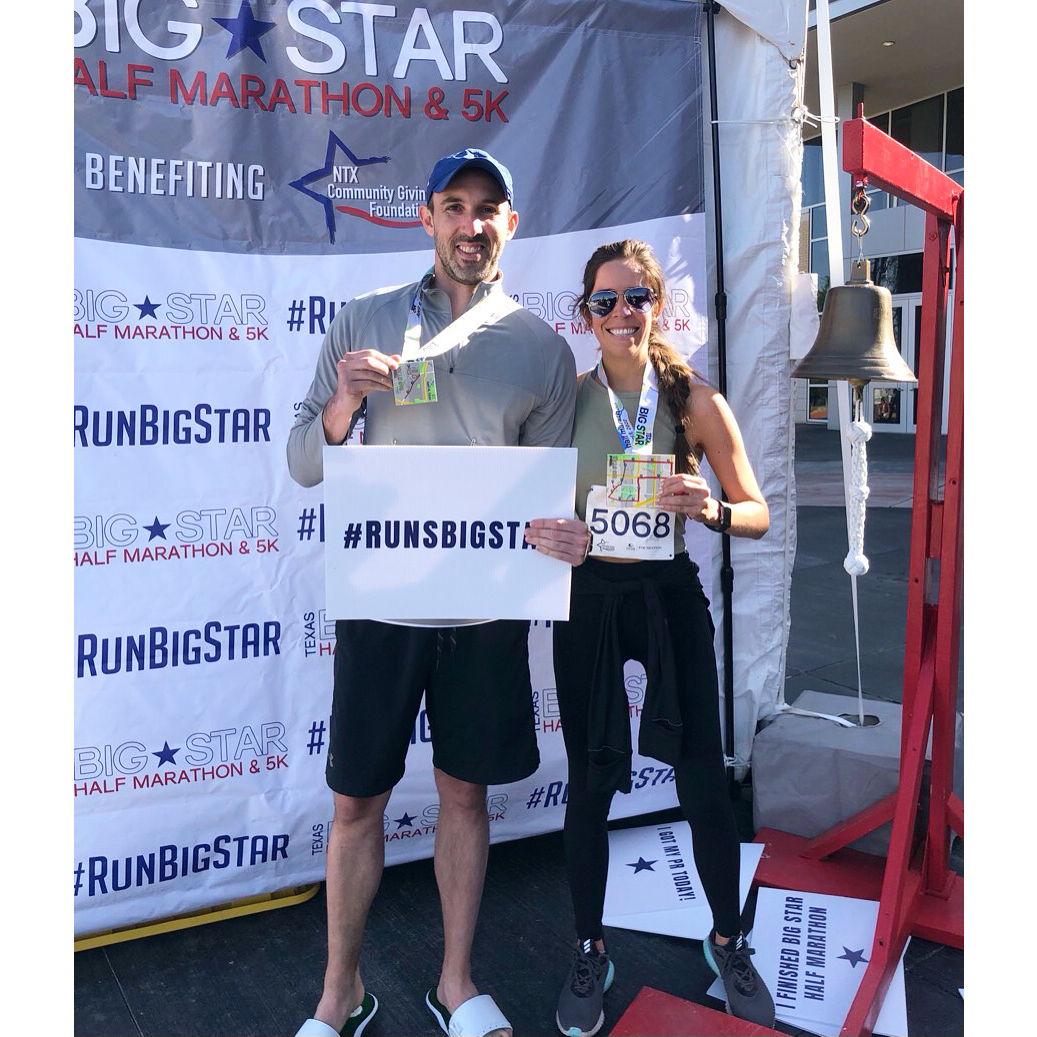 Our first race together!