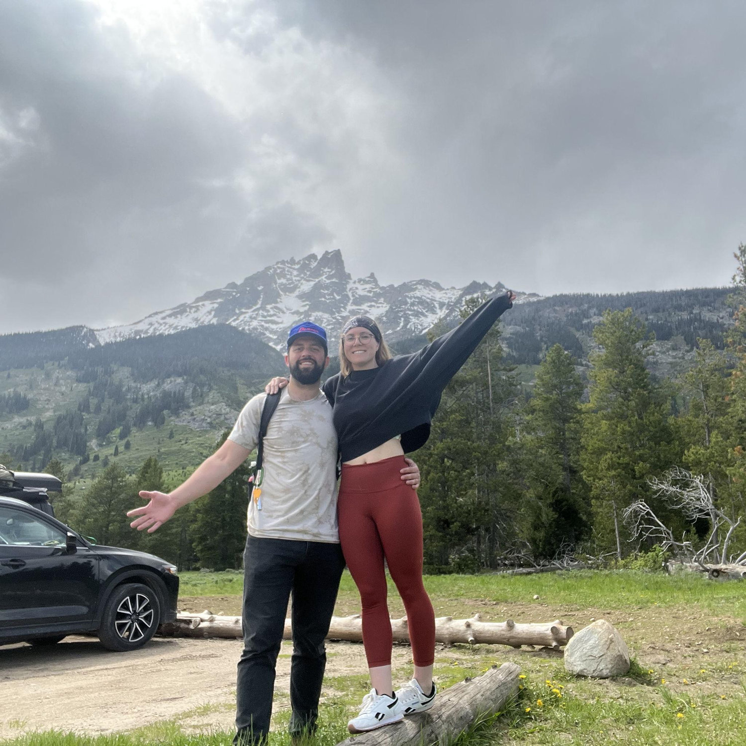 Arrived after a long drive to Tetons National Park.