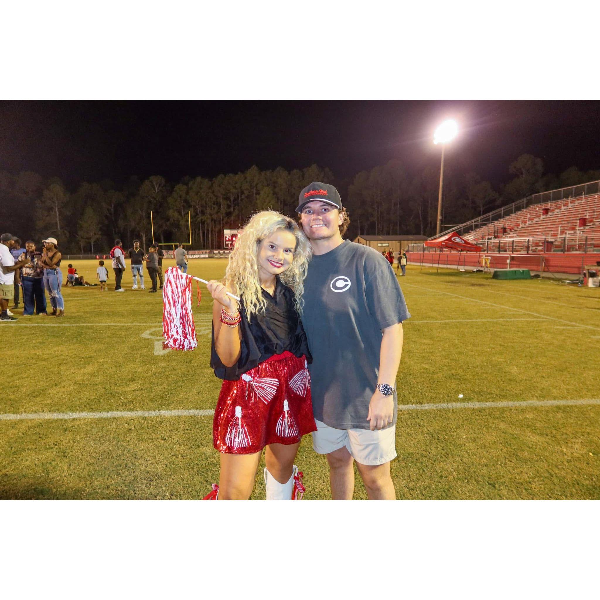 JT’s first panther football game