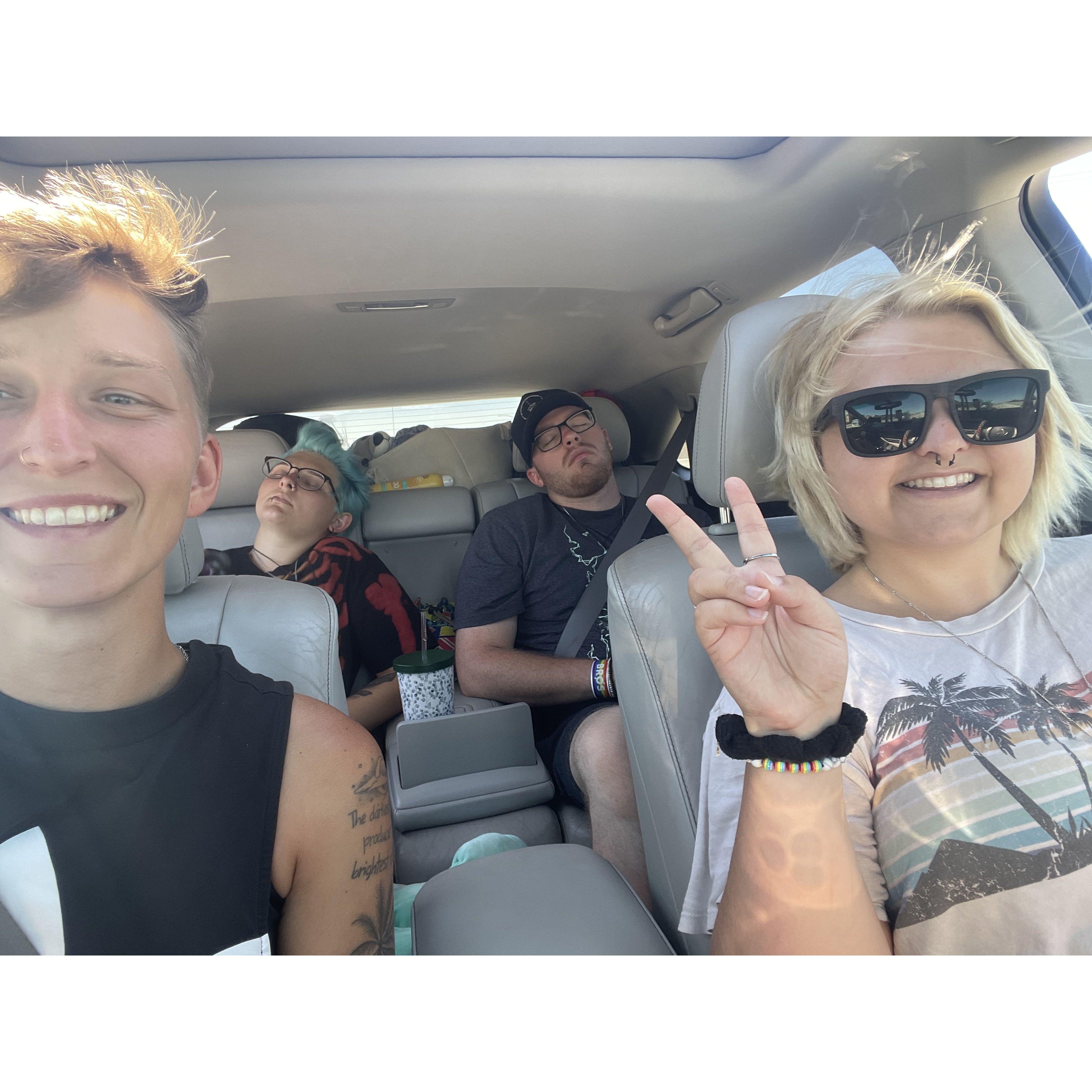 Road tripping isn't for the WEAK