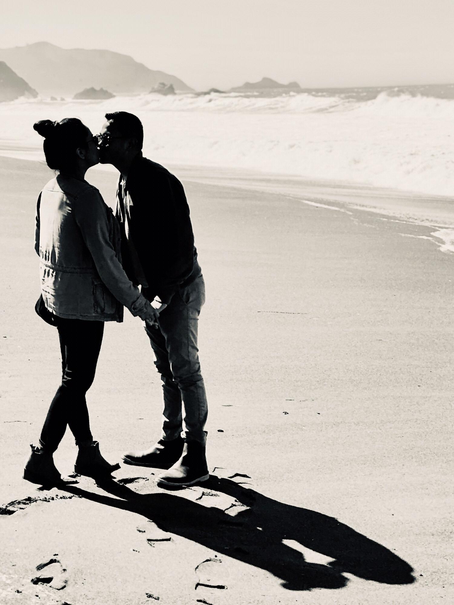 Shadow Love. Pacifica Beach.