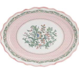 Southern Living Norah Collection Scallop Oval Platter | Dillard's