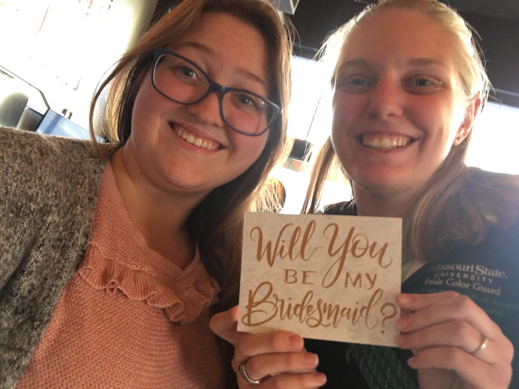 Asking my bridesmaid!! (Hailey)