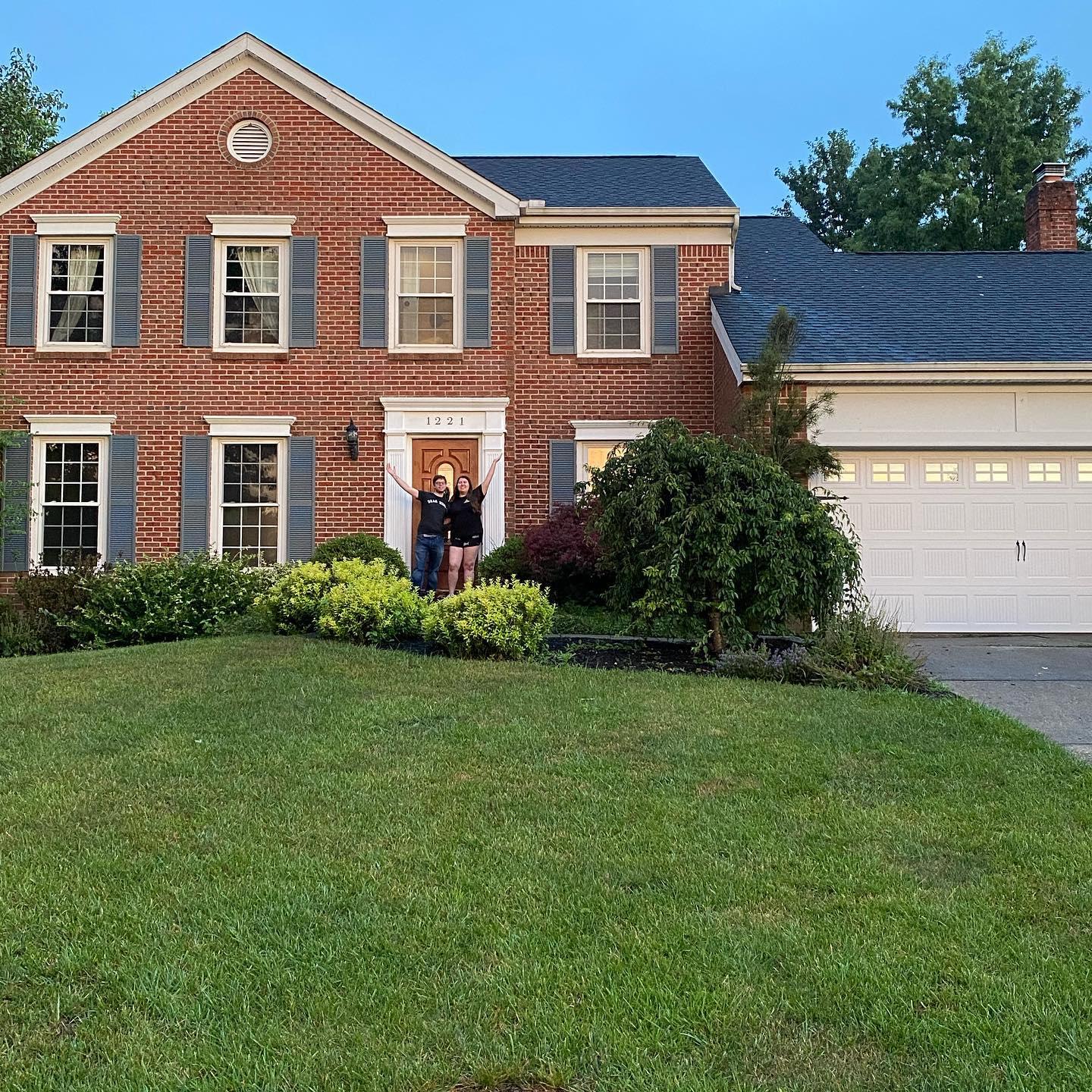 Right after buying our first house!