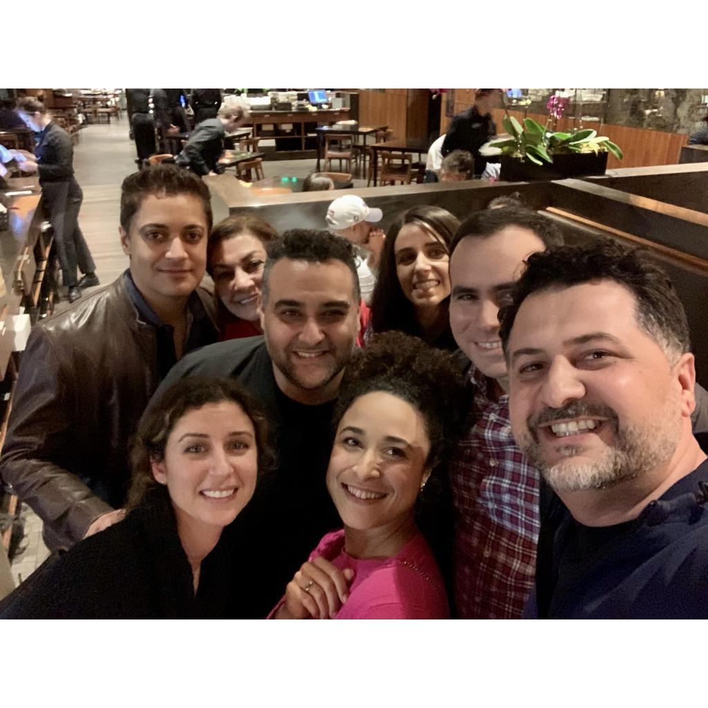 Our last visit to Din Tai Fung, one of our favorite restaurants, with the LA regulars