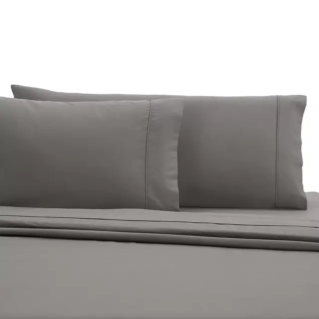 Wamsutta® 350-Thread-Count Egyptian Cotton Queen Sheet Set in Grey