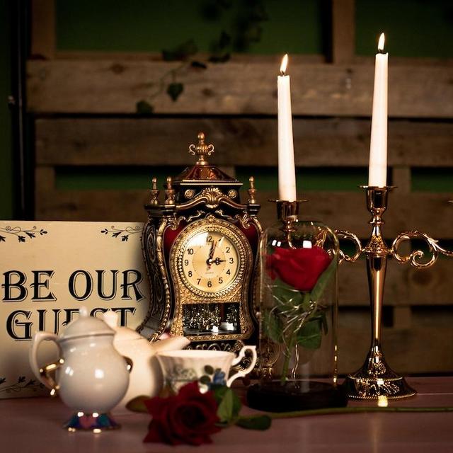 Beauty and the Beast Clock, Red Variation