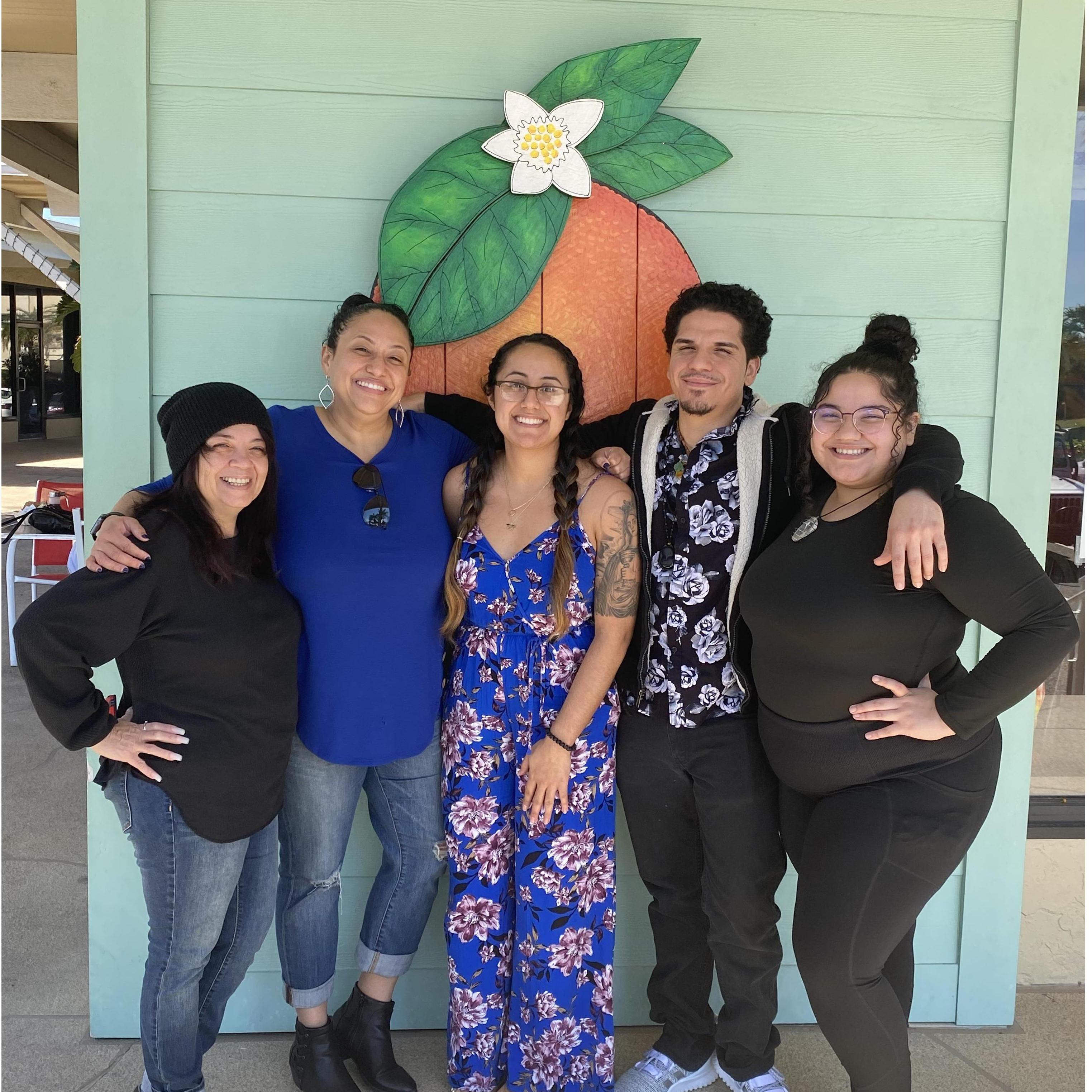 My sister, nieces and nephew 🥰