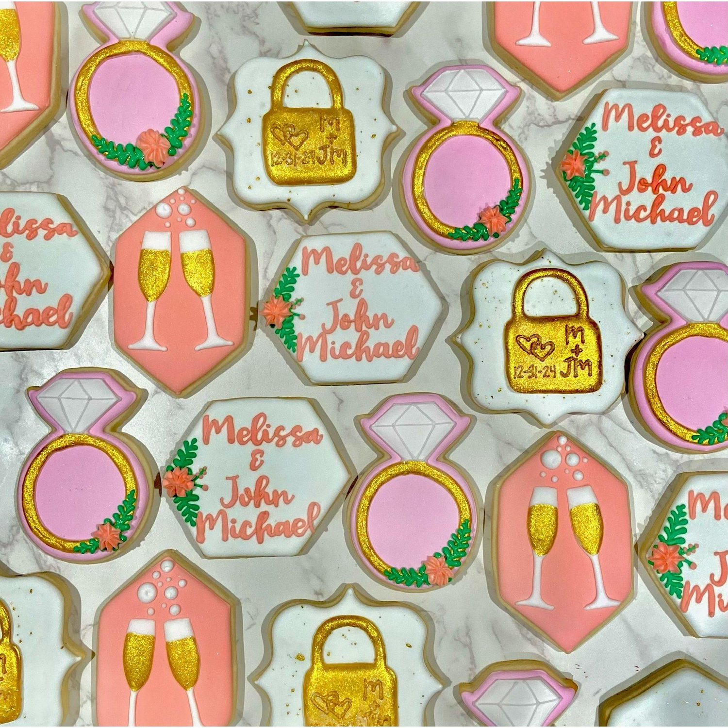 The cookies even included the lock we added to a bridge in Las Colinas when we moved in together in Summer of 2024