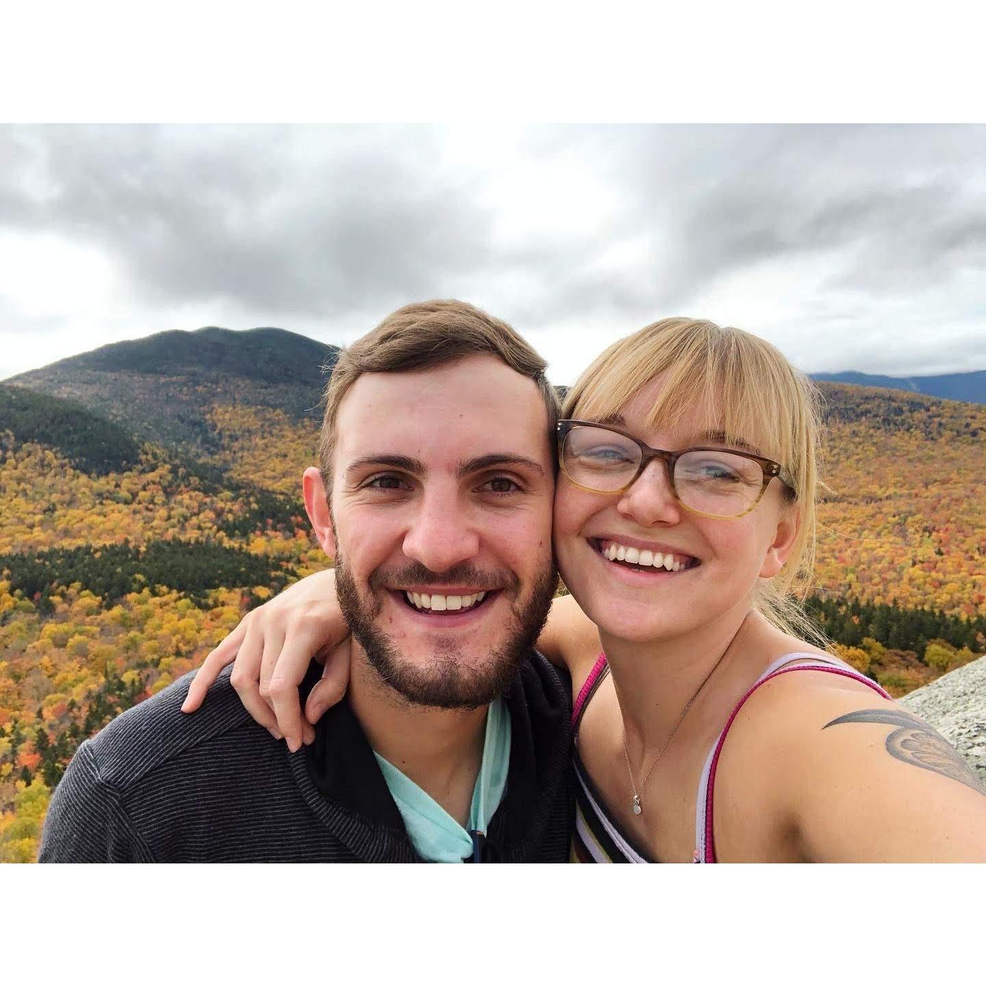 New Hampshire fall foliage hike
