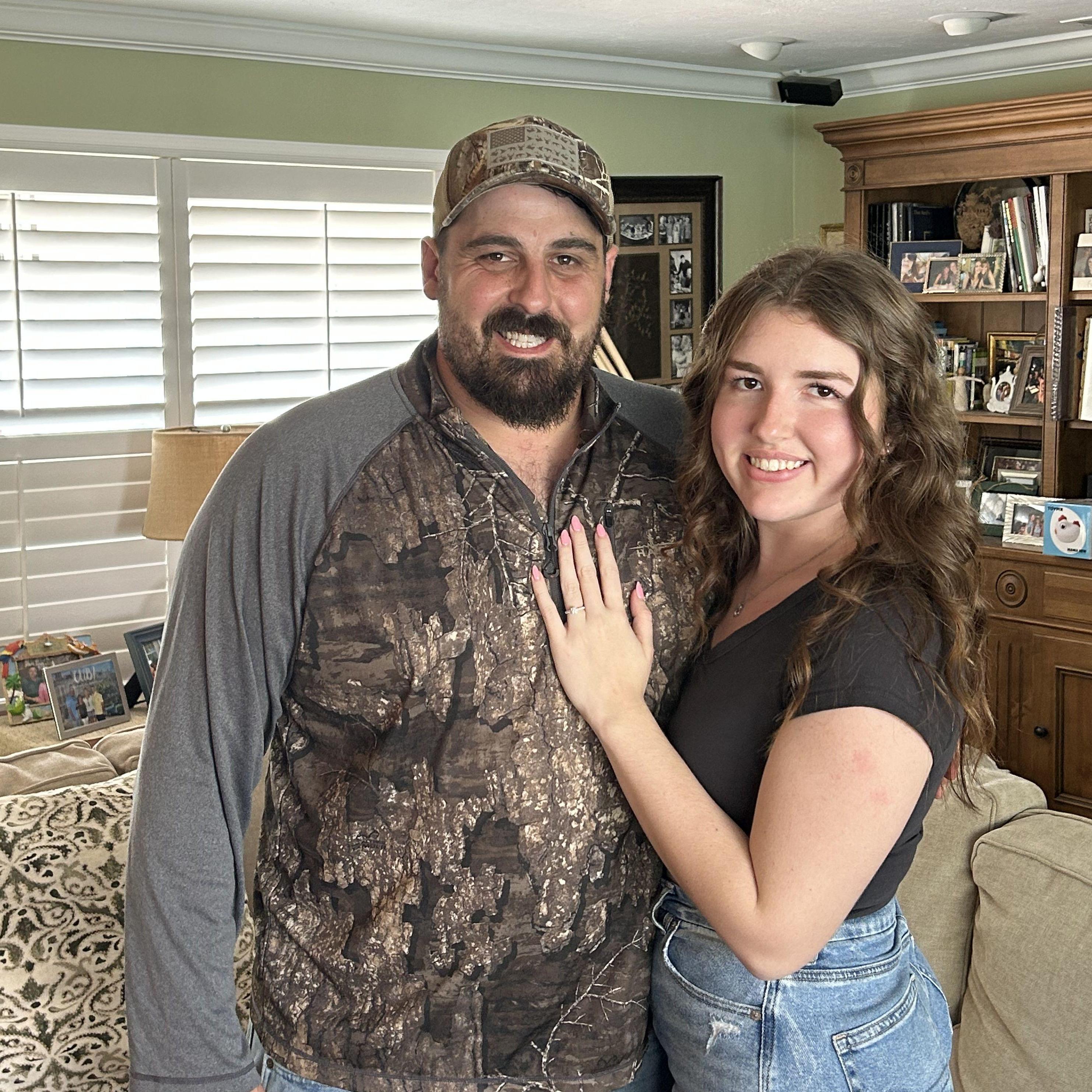 The day we got engaged! 4.16.23