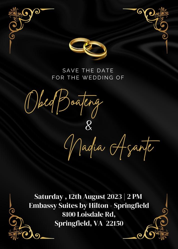 The Wedding Website of Nadia Asante and Obed Boateng