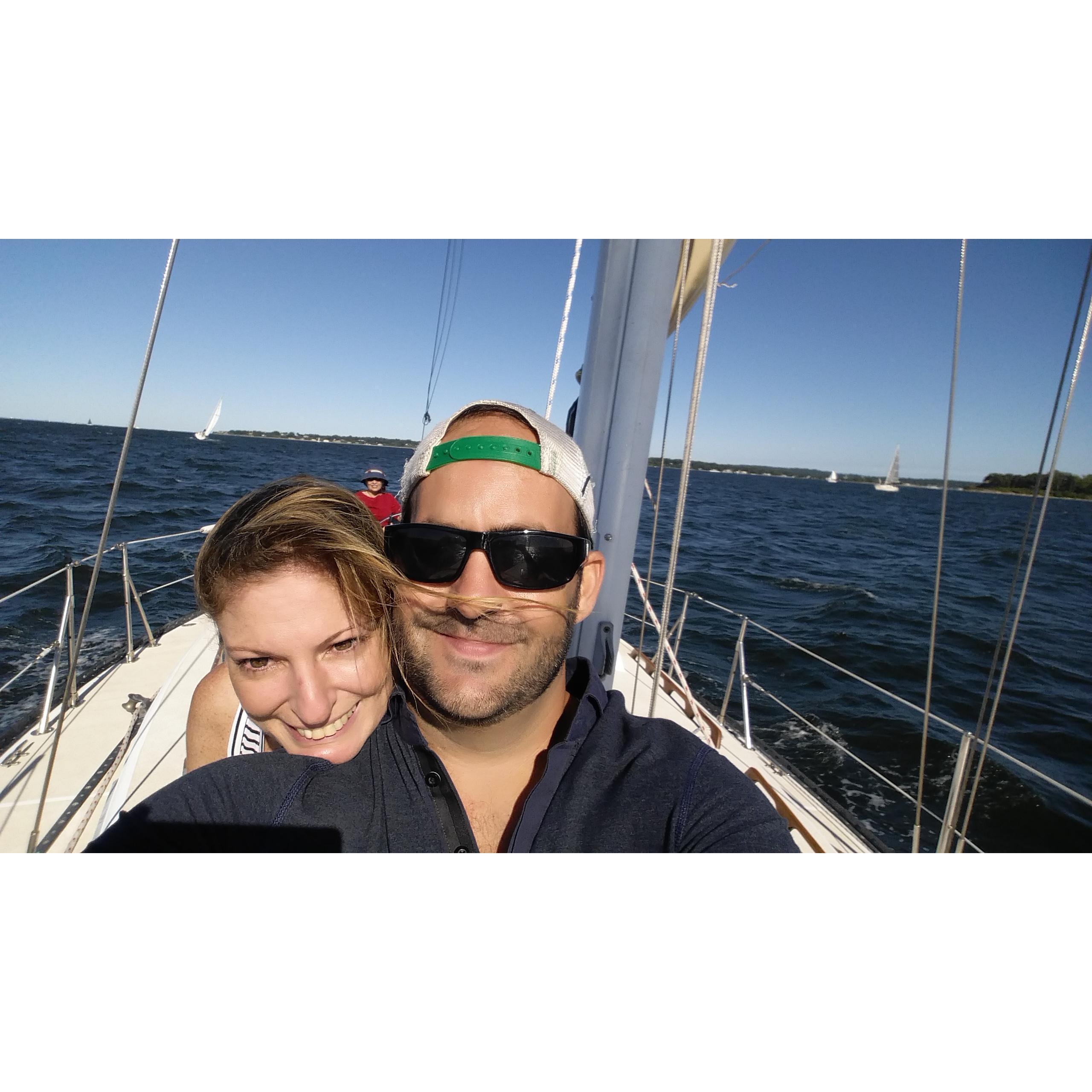 Sailing on "Journey"