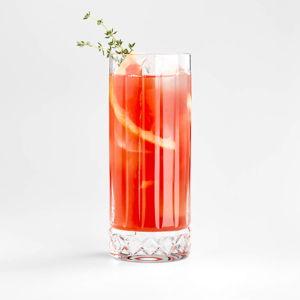 Natala Faceted Highball Glass + Reviews | Crate & Barrel