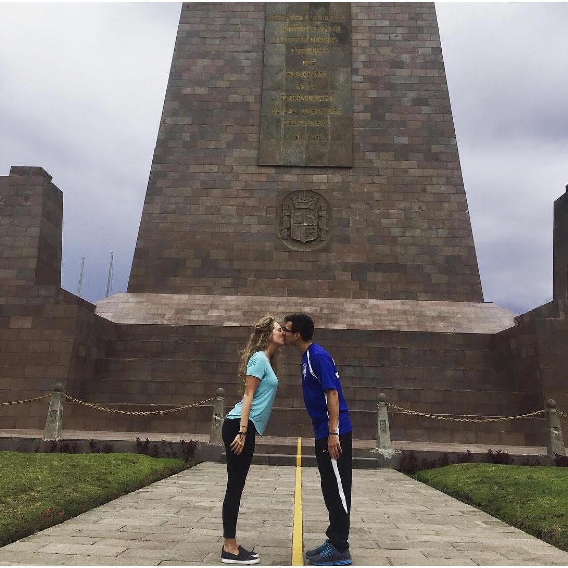 The middle of the world--the equator in Quito, Ecuador!