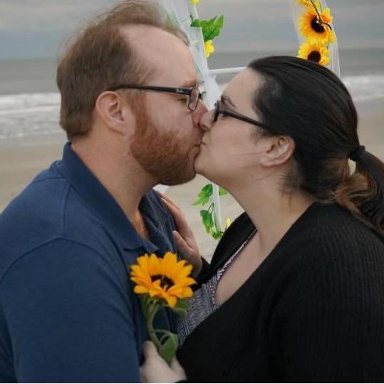 Engagement kisses!