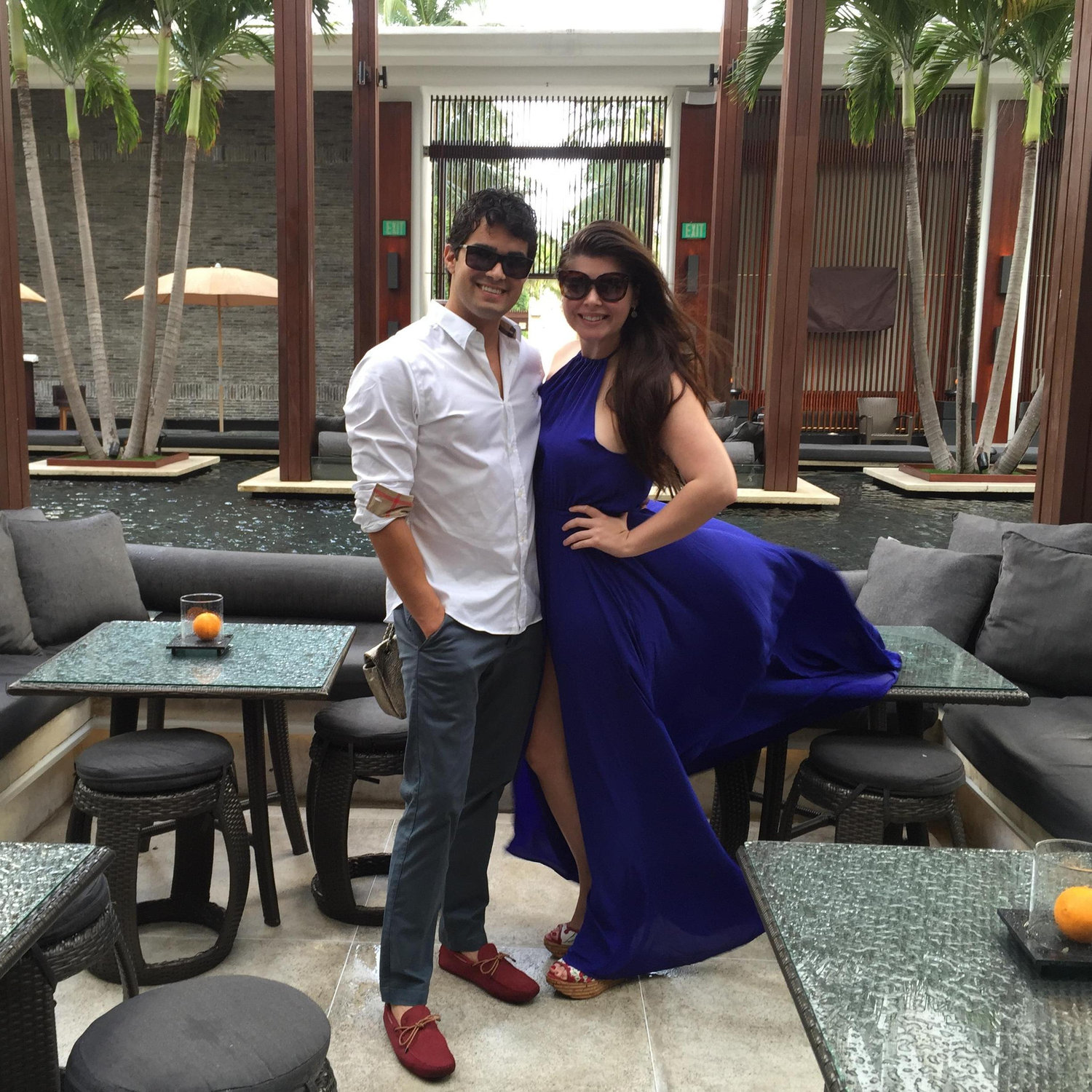 At the Setai Hotel in Miami