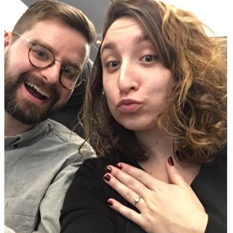 Celebrating the New Year as a newly engaged couple