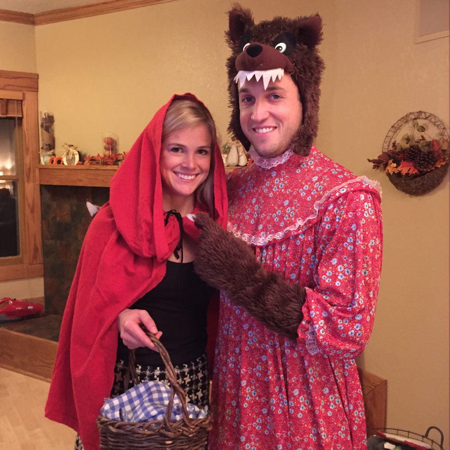 Halloween 2016.  Chris as the Big Bad Wolf and Brittany as Little Red Riding Hood.