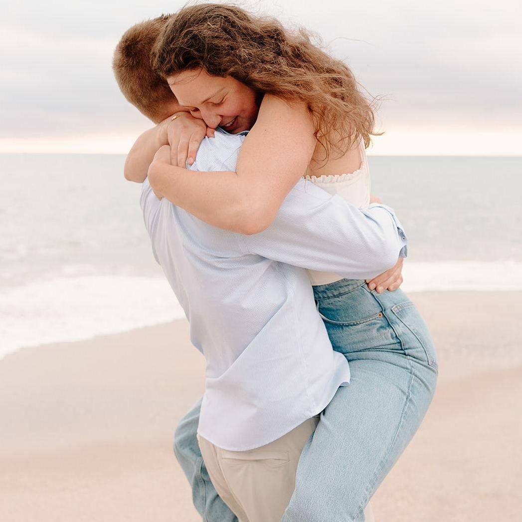 Never letting go. We can't wait to celebrate with you; our very favorite people ever! Photo by Maria Angelica Photography.