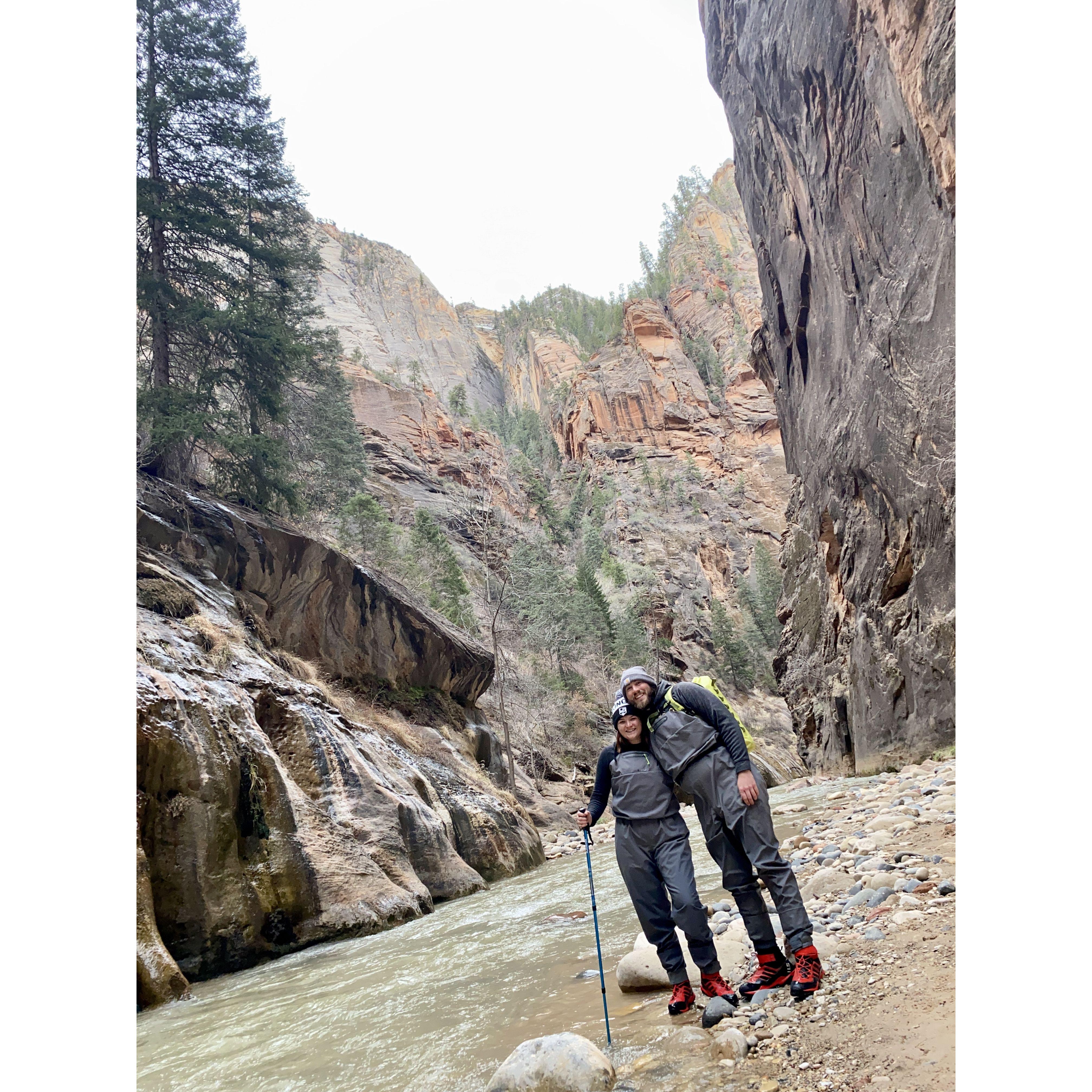 The Narrows in Zion NP