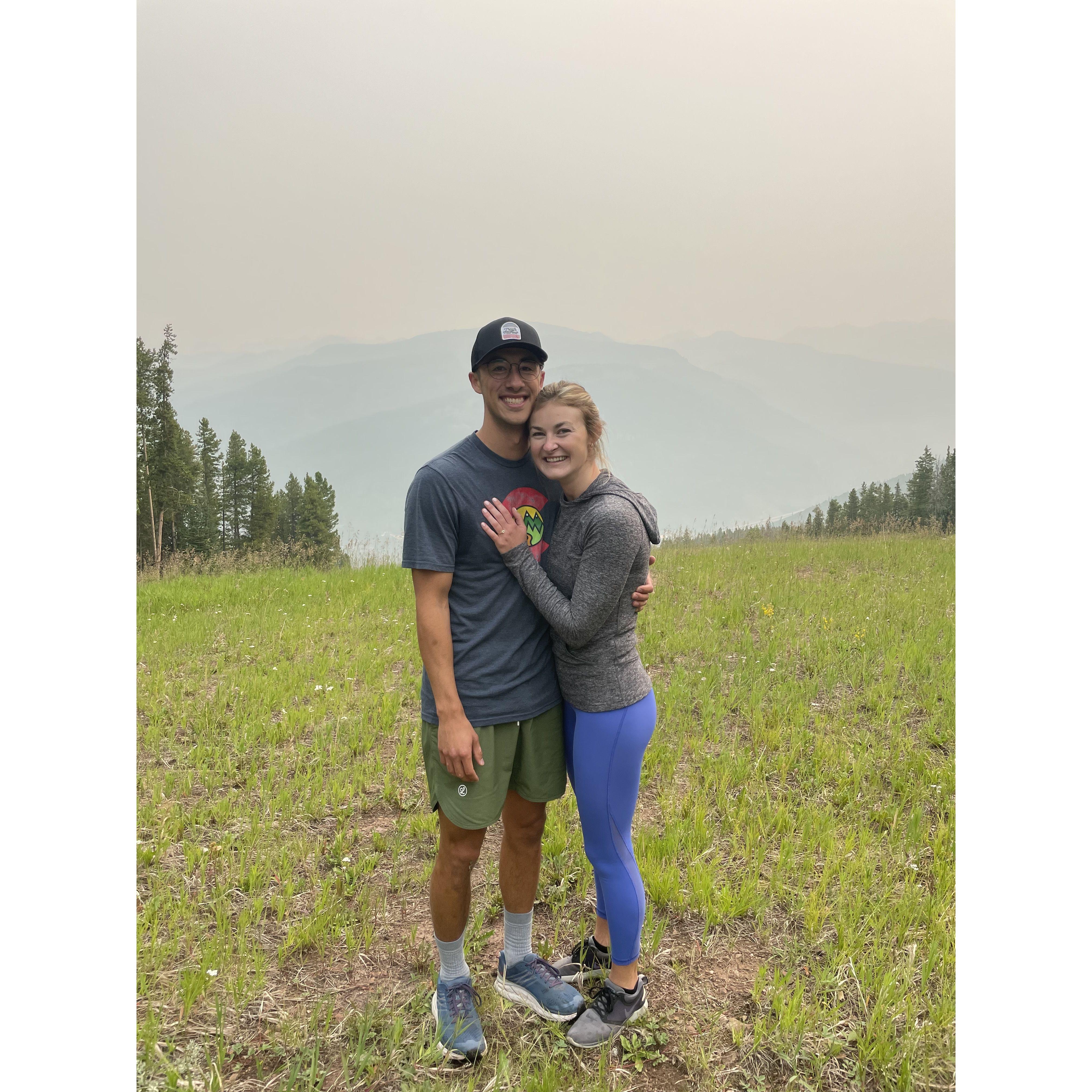 Our engagement in Vail!