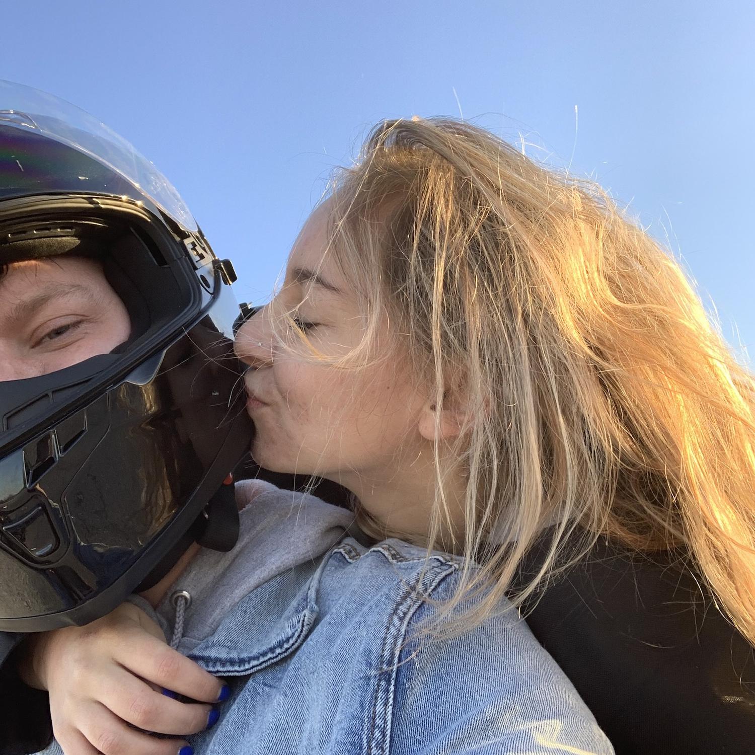 As a new couple we loved to ride on Jeffery’s motorcycle together. We enjoyed going out to eat & drinking wine, we loved having weekend game nights, and binge watching our favorite show… The Office.