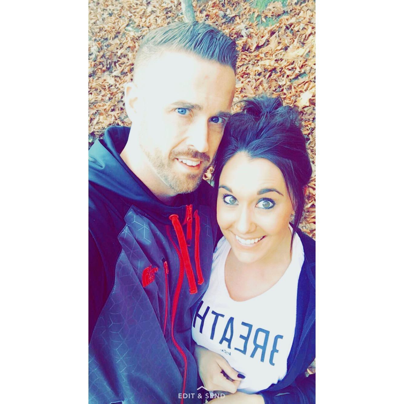 In Brown County on one of our first dates 💙
Also, our first picture together!