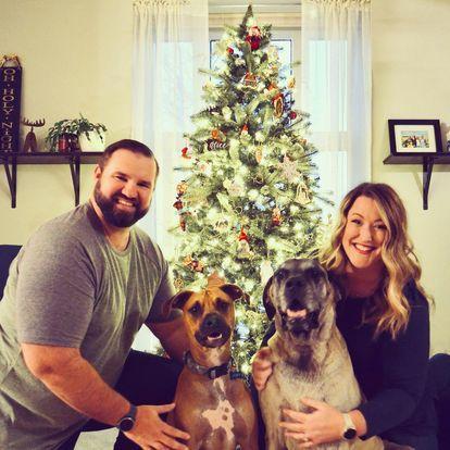 Our first family picture! Christmas 2021