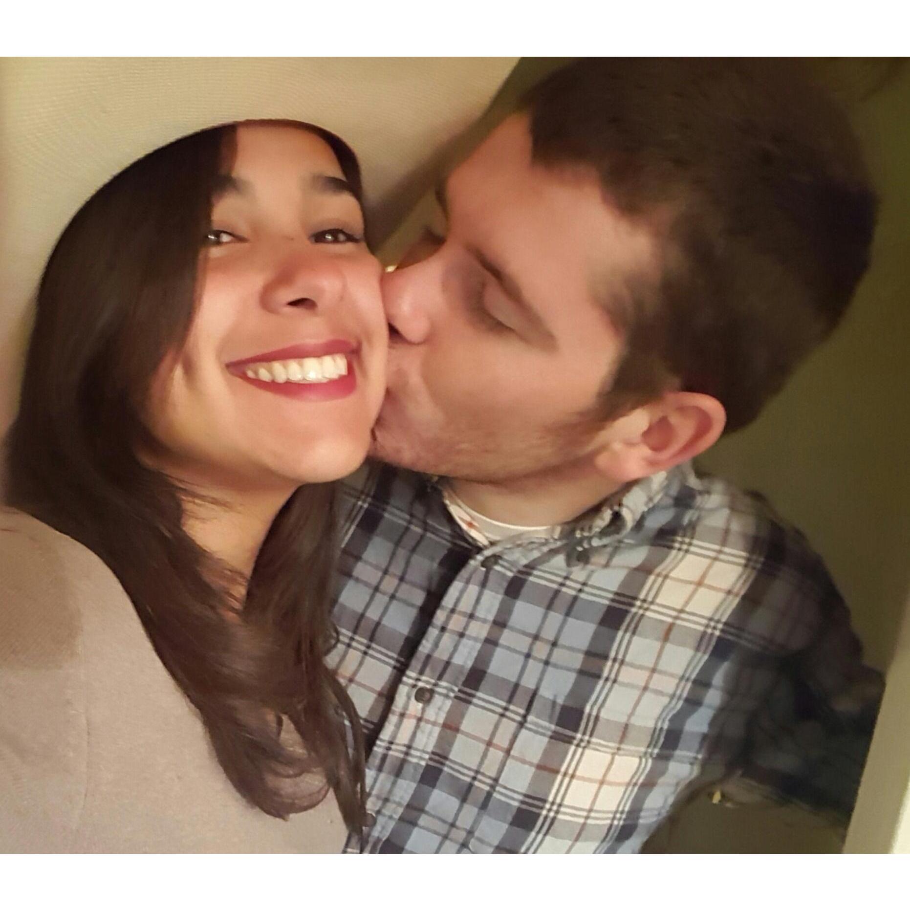 After one year together, we went to the same country party at Kappa Alpha Order.