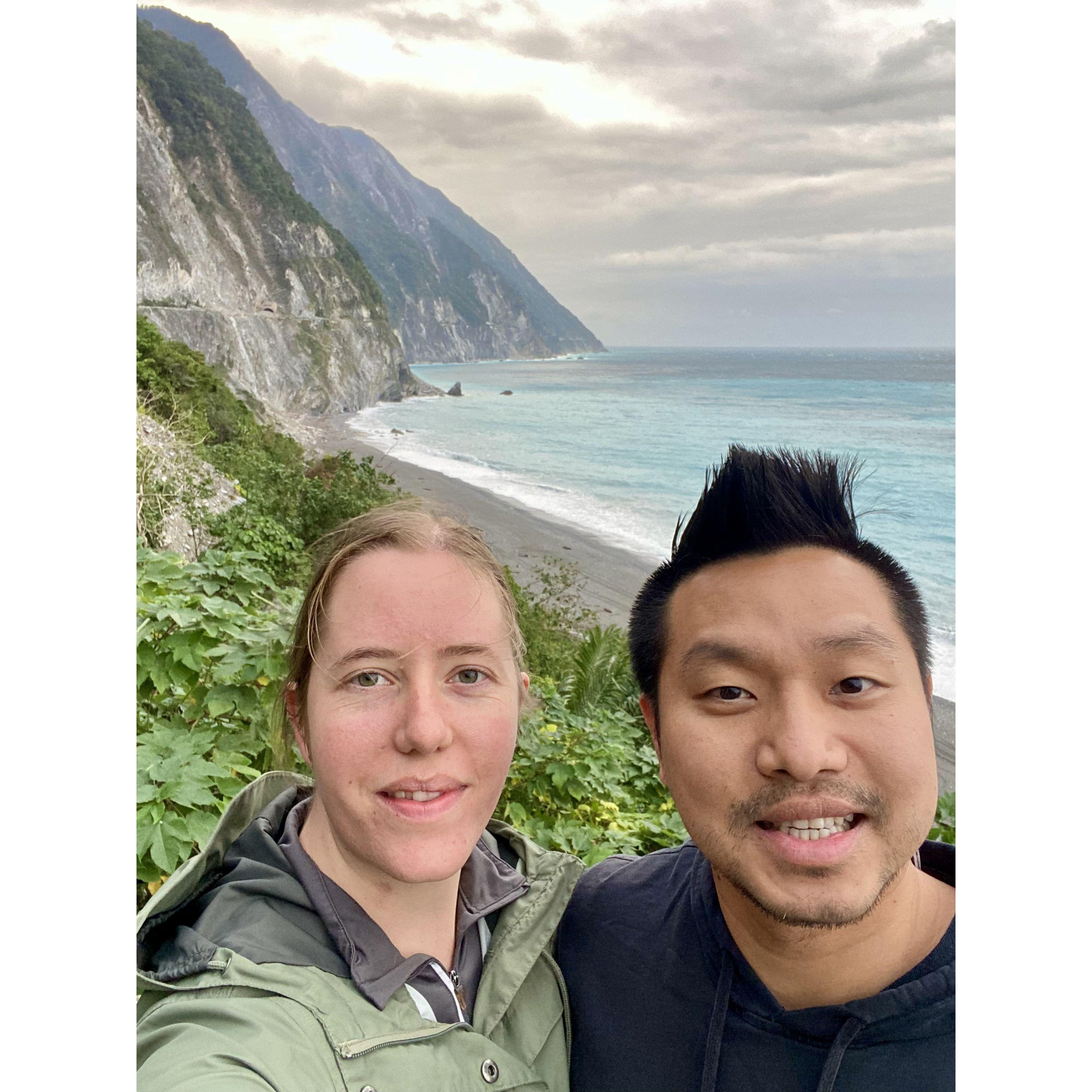 We visited the East coast of Taiwan and saw the Pacific Ocean (for the last time until we will see it again in Hawaii).