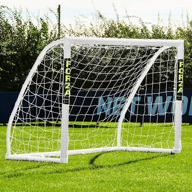 Forza Backyard Soccer Goals [9 Sizes] | Ultra-Durable uPVC Weatherproof Kids Soccer Goals | Quick Assembly – Every Goal Counts!