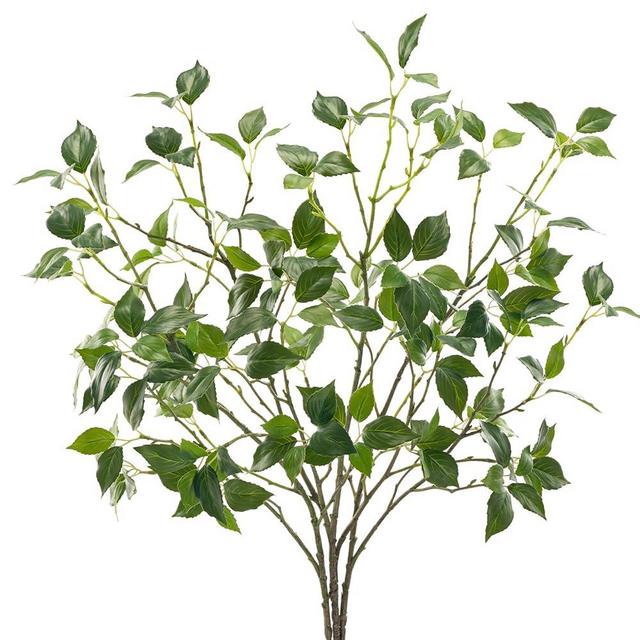 Eucalyptus Stems 32"Fake Plants Eucalyptus Greenery For Vase Artificial Plants Indoor Bay Leaves Bathroom Decor Fake Leaves Greenery Stems Eucalyptus Leaves Dining Room Decor Nordic Decor(4pcs)