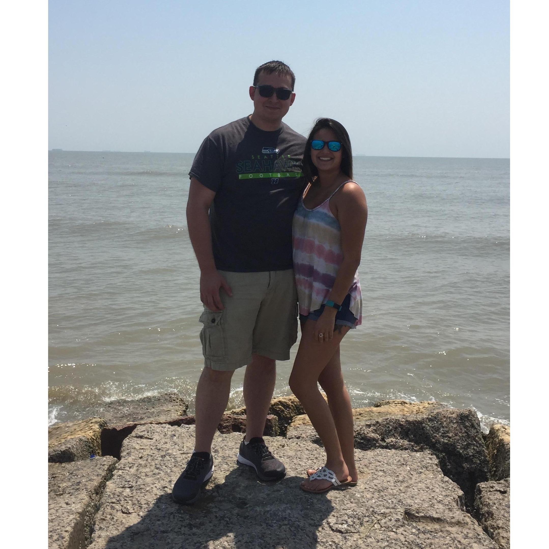 Our first trip to Texas. We made it through a hurricane!