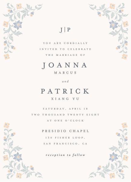 Petal Classic | Off-White | Zola Wedding Invitations