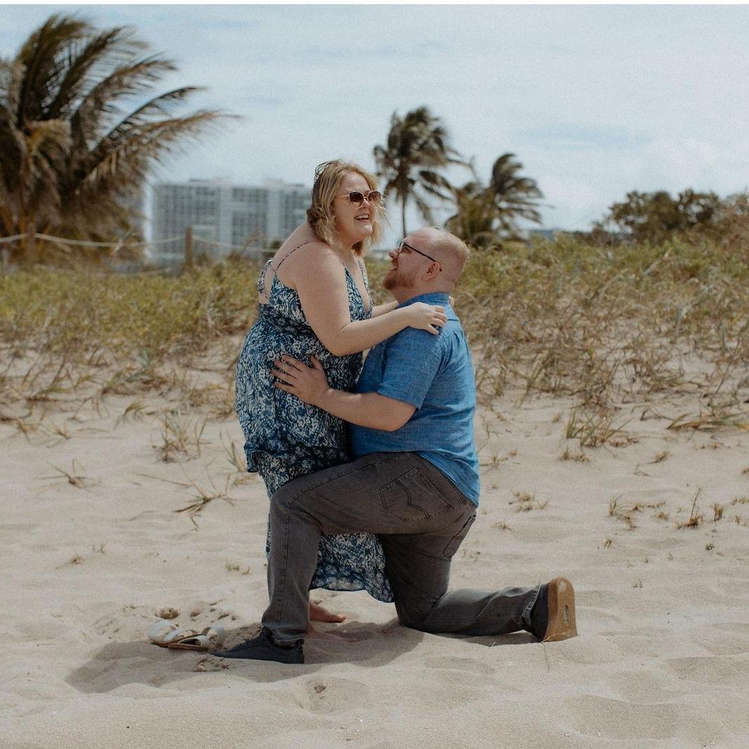 Taken right after we got engaged in Ft. Lauderdale, Florida