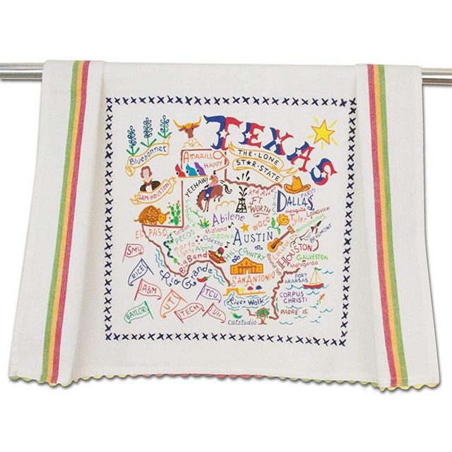 catstudio Texas Dish & Hand Towel | Beautiful Award Winning Home Decor Artwork | Great For Kitchen & Bathroom
