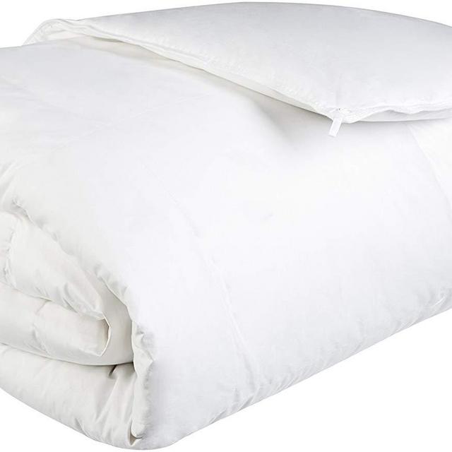 Pinzon Heavyweight Shed-Resistant White Down Comforter - Full/Queen