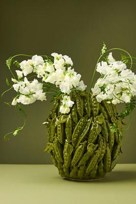 3D Pea Stoneware Vase