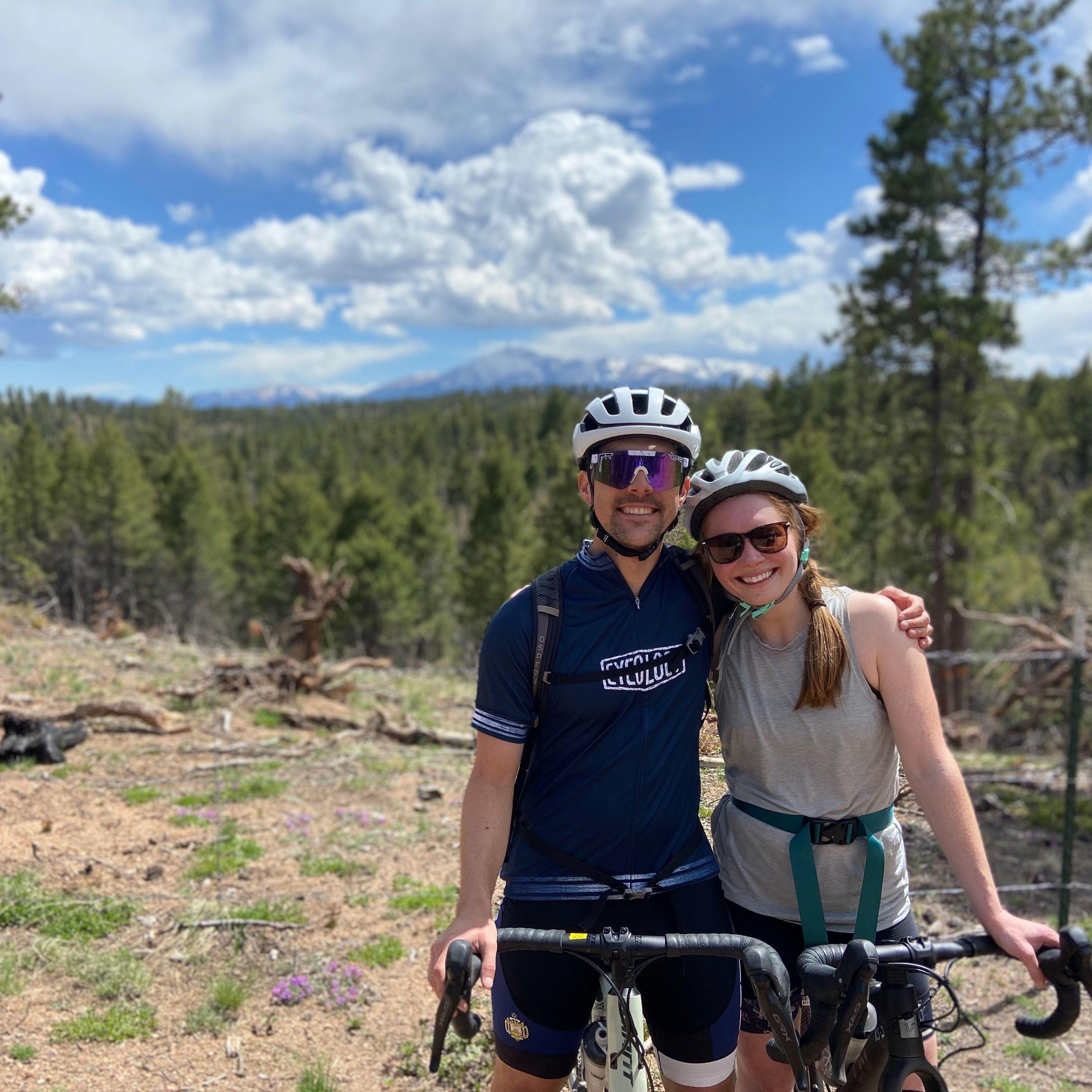 Biking around Pike's Peak, LOTS of uphill riding