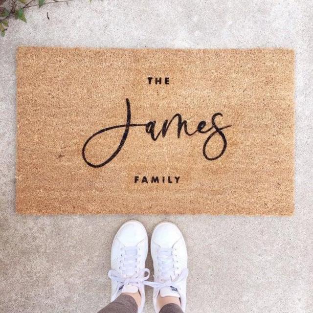 Custom Doormat- personalized doormat, Last Name Doormat, Welcome Mat, Name Doormat, Custom Wedding Gift, Housewarming Gift