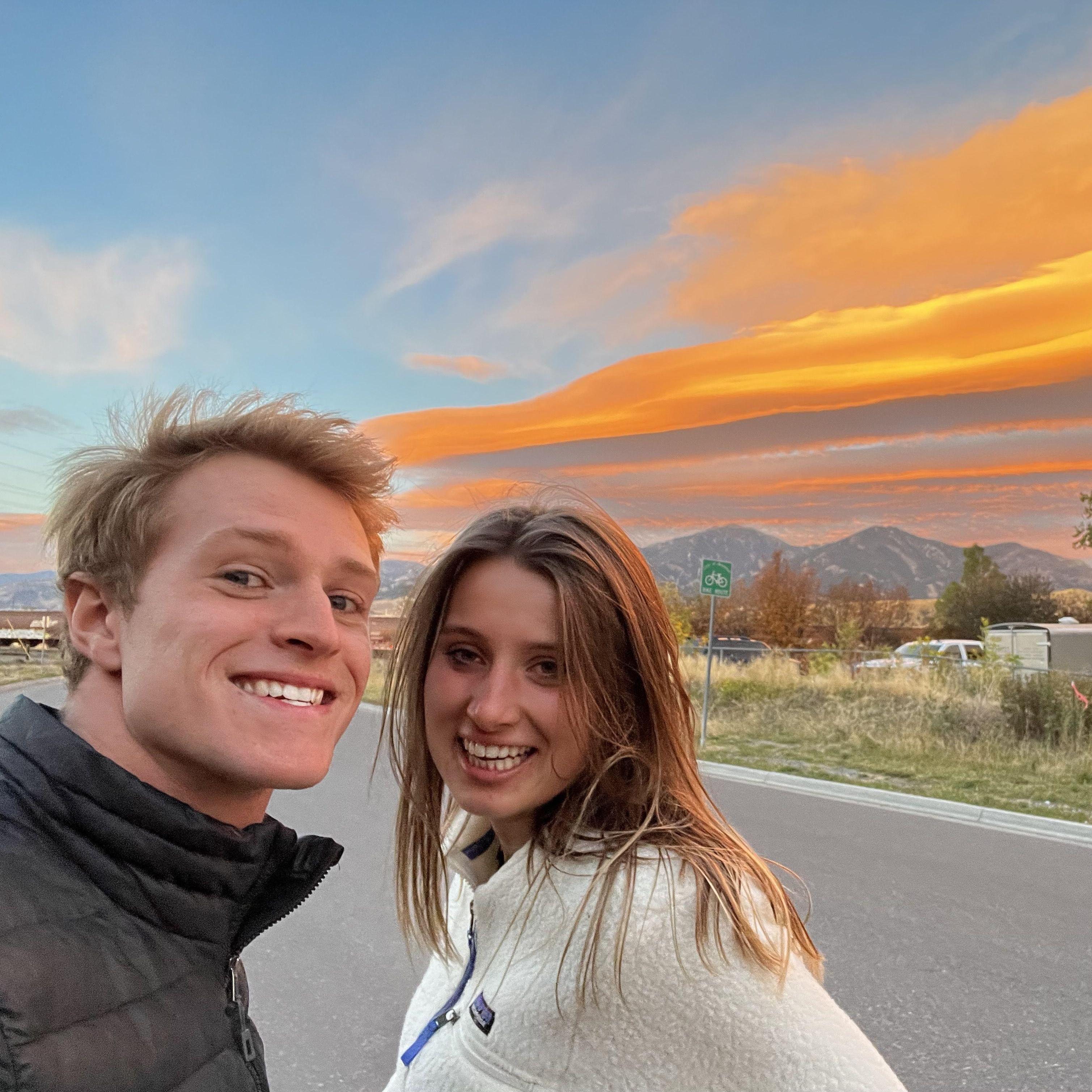 One of the many amazing Bozeman sunsets we have been able to enjoy together