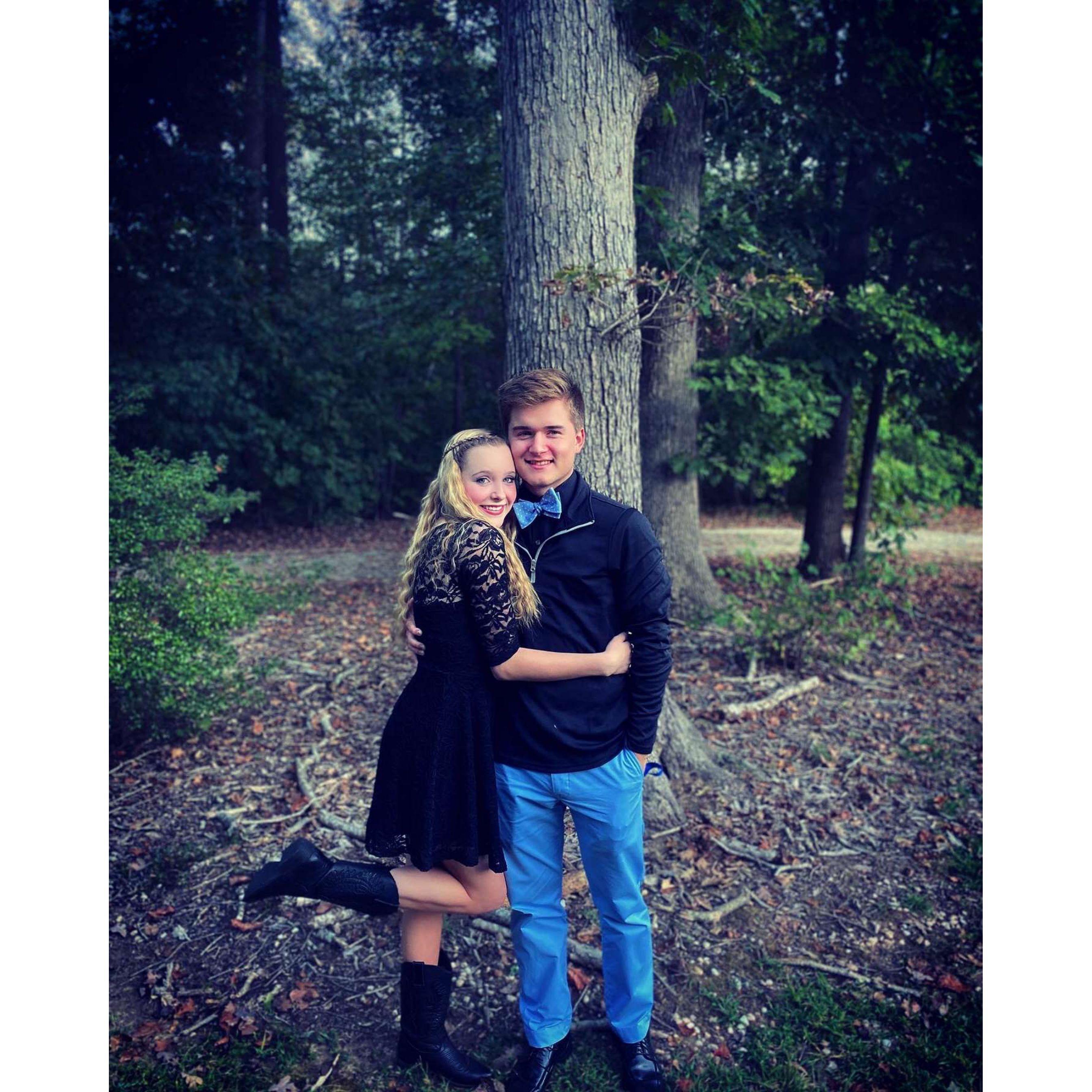 Our first high school dance. 💃 🕺🏽